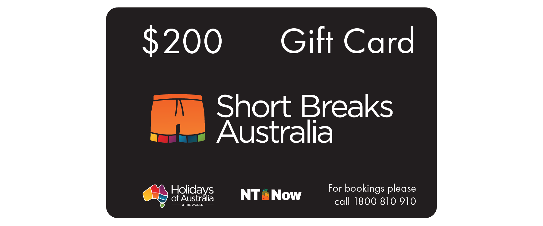 $200 - Short Break Gift Card